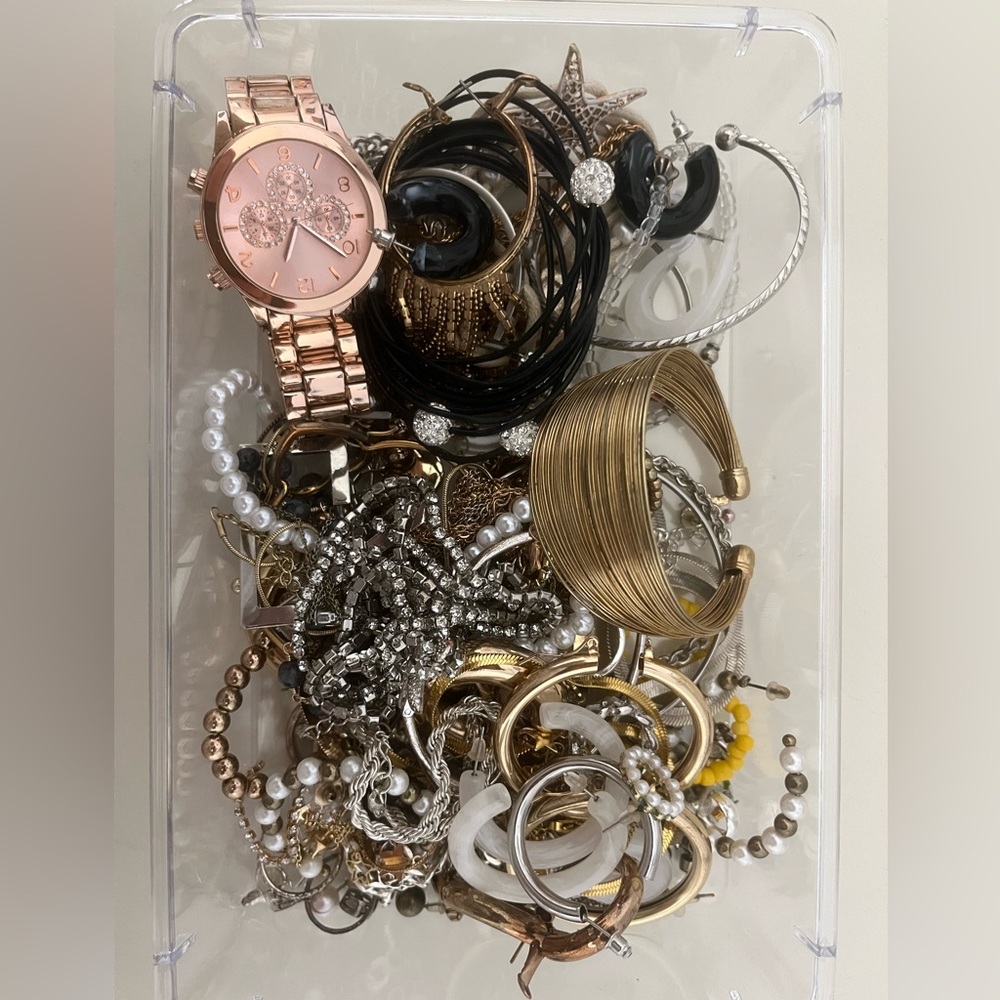 Mixed costume jewelry